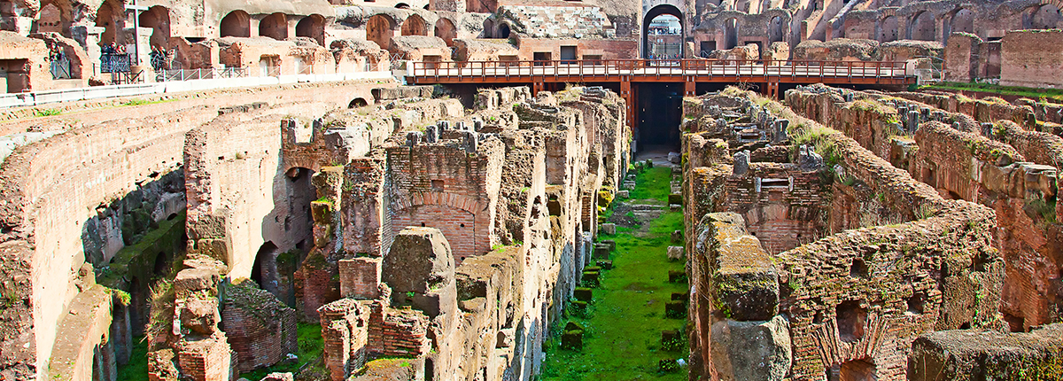 Inside the Roman Colosseum