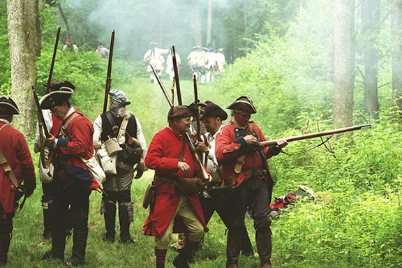 French and Indian War reenactment