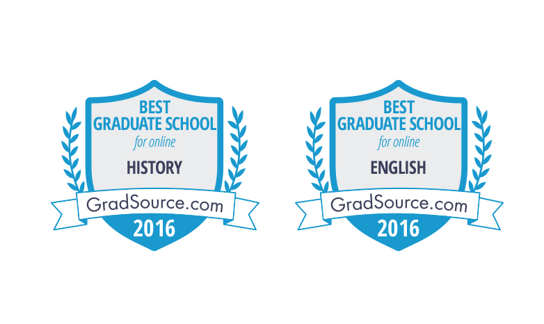 Grad source rankings logo history and English