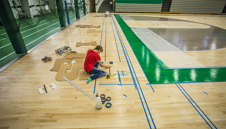 basketball court resurfacing