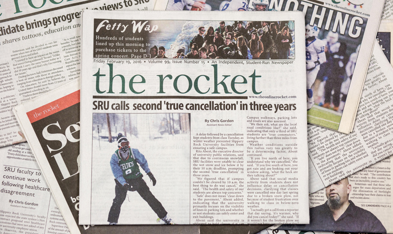 The Rocket college newspaper