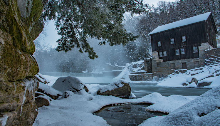 mcconnells mill in winter