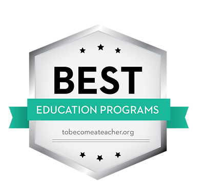 tobeateacher.org best education programs badge