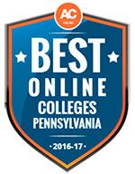 best online schools in pennsylvania 2016 badge