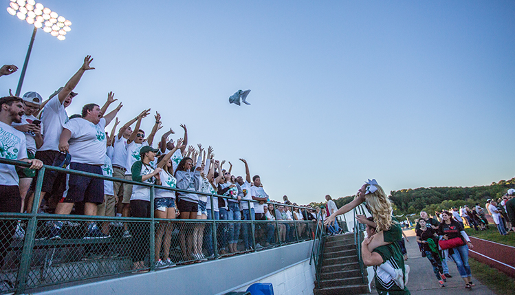 white out football game versus gannon