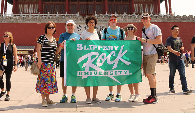 Students and faculty in China