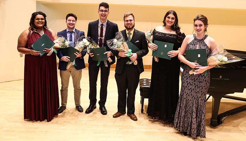 Students that competed in the Chad Williamson musical competiton