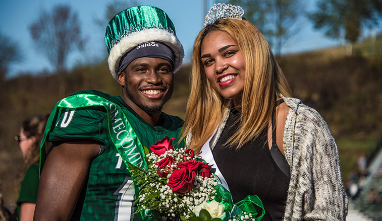 Homecoming King and Queen from 2017