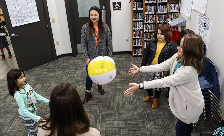 “Girls Rock” is a girl empowerment program started by SRU students to teach local girls in grades 3-5 about nutrition, fitness, self-esteem and building healthy relationships with friends and families.
