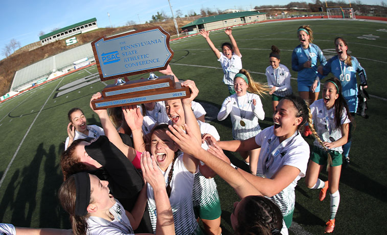 The Slippery Rock women’s soccer team earned the No. 2 seed in the Atlantic Region for the NCAA Division ll playoffs when the selection committee announced the 56-team playoff field Monday evening.