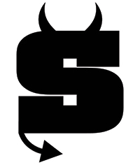 SRU devil horns stencil